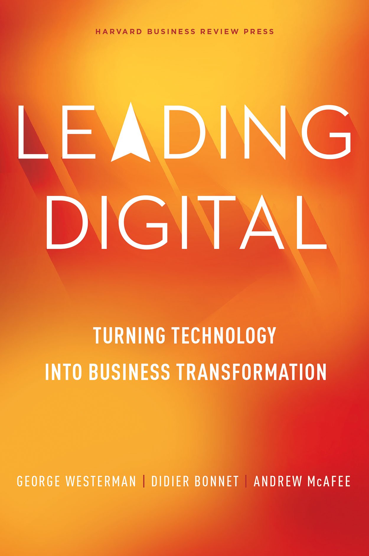 Leading Digital book cover