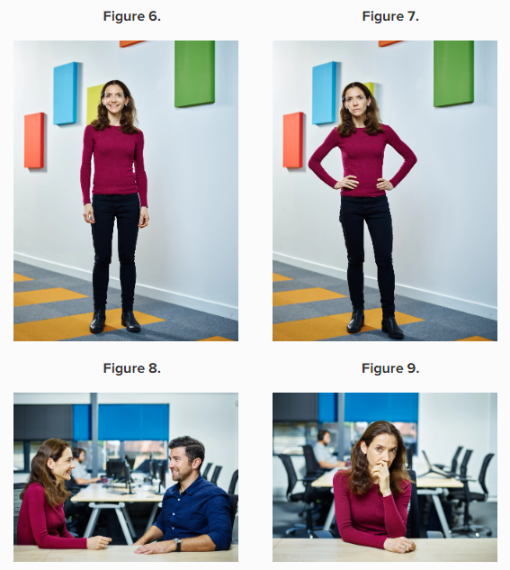 relaxed body language