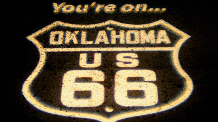 Historic route 66 sign