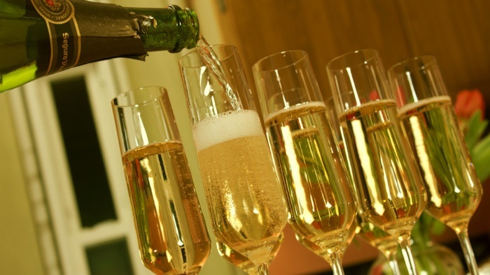 Champagne glasses