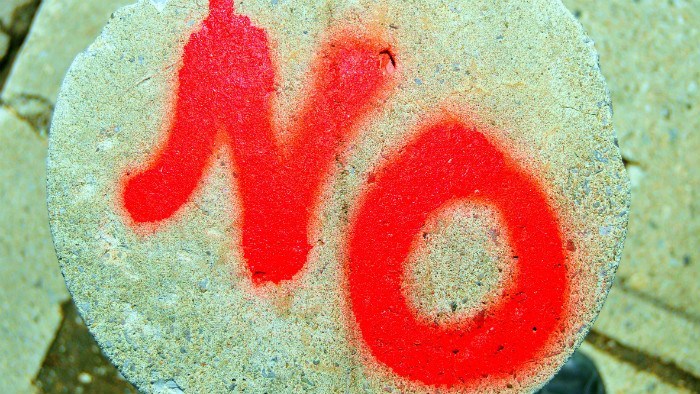  Spray painted No sign