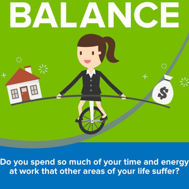 Finding the Right Work-Life Balance Infographic - Infographic Transcript