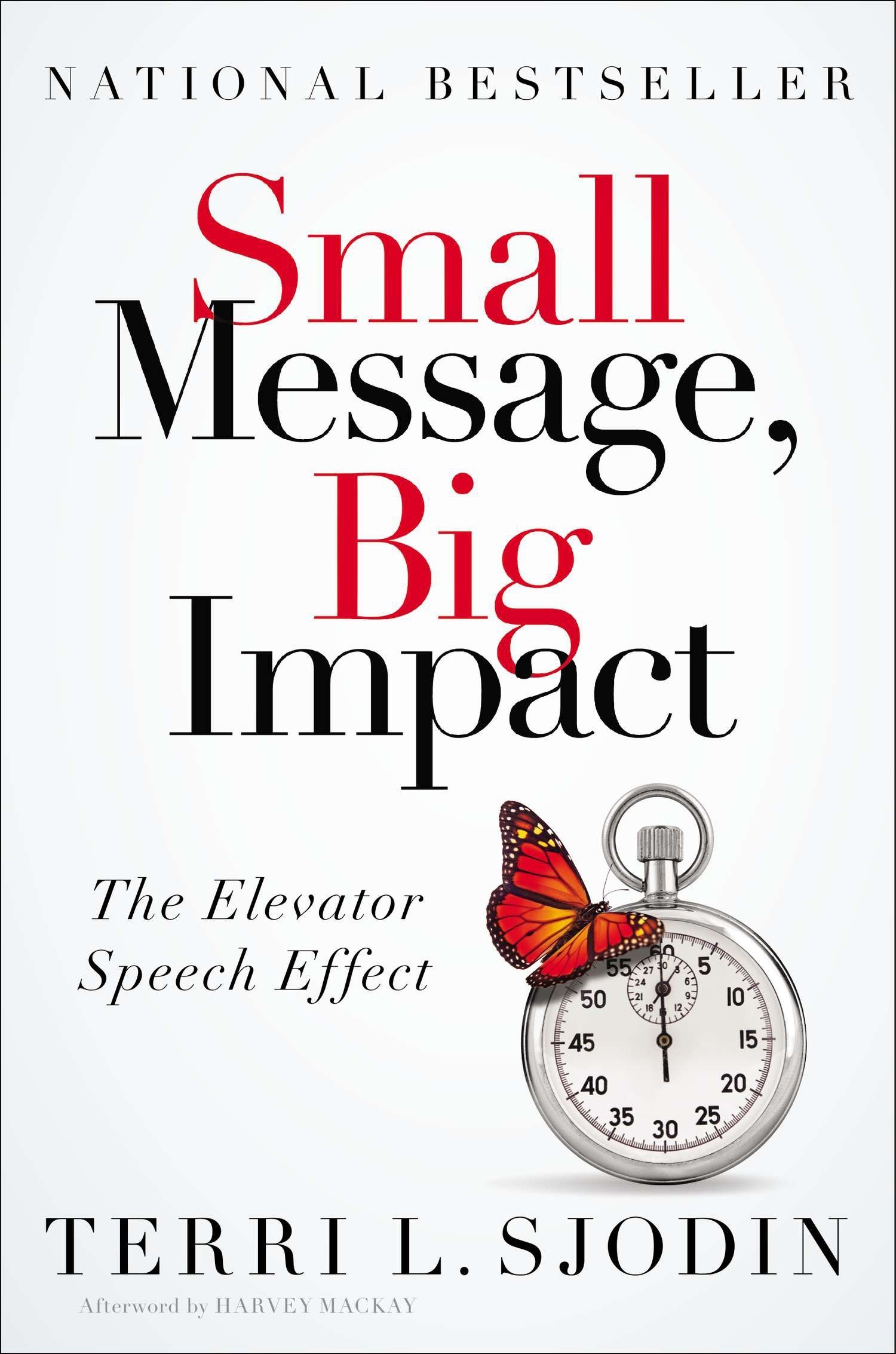Small Message, Big Impact: The Elevator Speech Effect - Terri Sjodinn